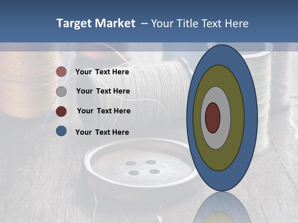 Sewing Yarn Single PowerPoint Template