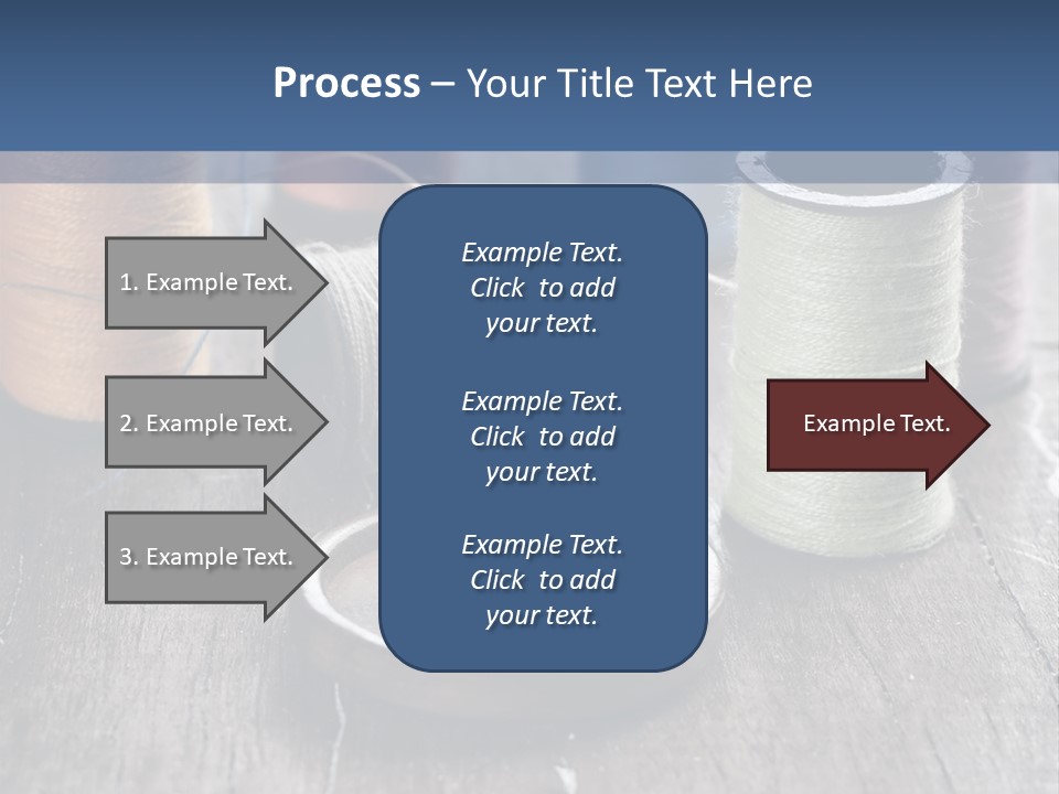 Sewing Yarn Single PowerPoint Template