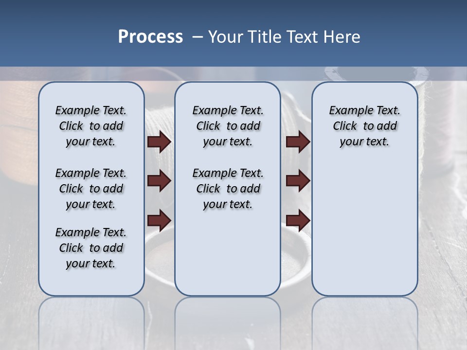 Sewing Yarn Single PowerPoint Template