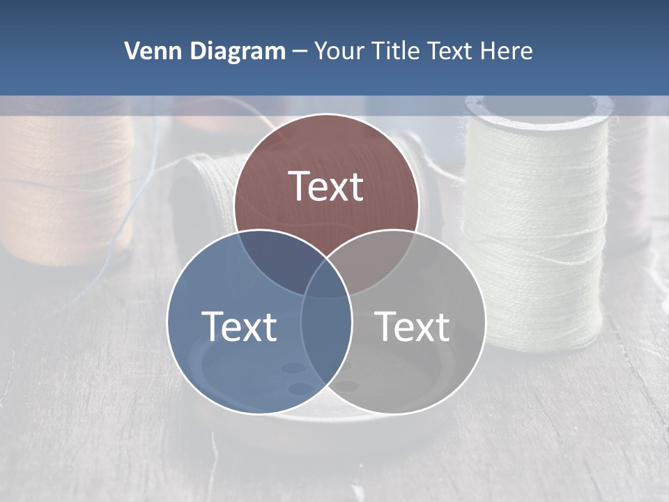 Sewing Yarn Single PowerPoint Template