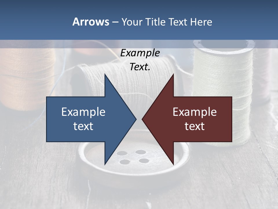 Sewing Yarn Single PowerPoint Template