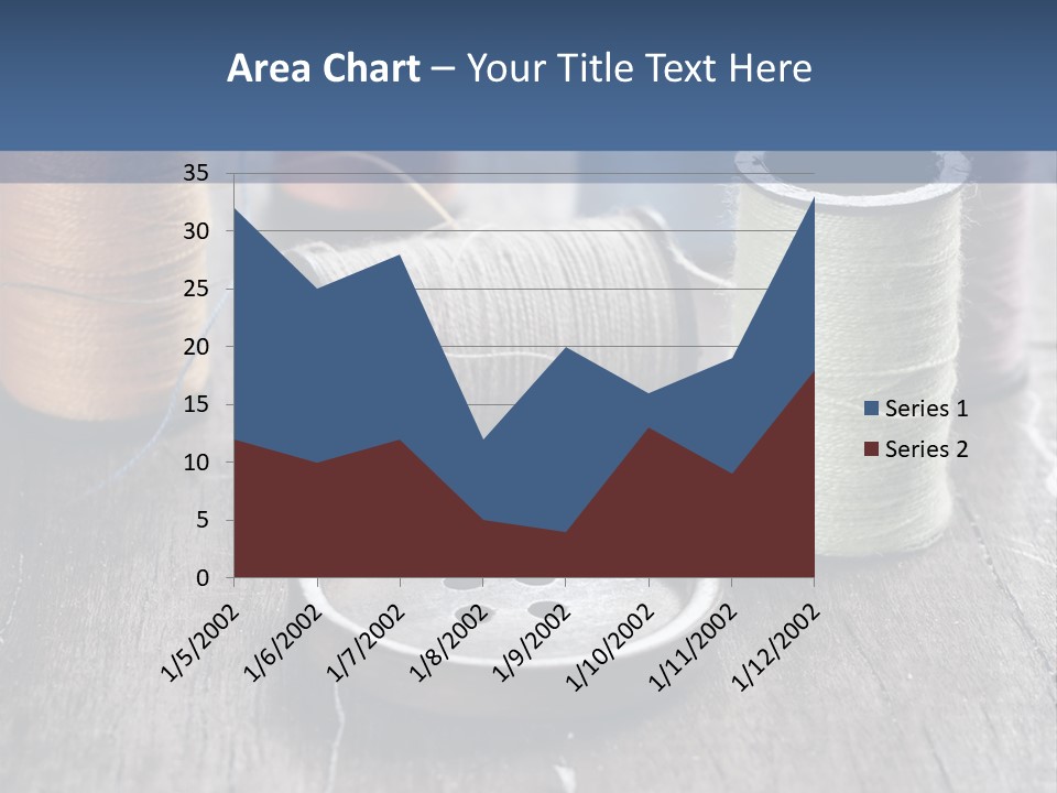 Sewing Yarn Single PowerPoint Template