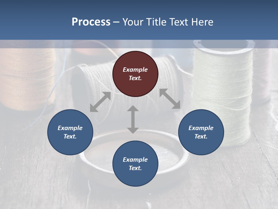 Sewing Yarn Single PowerPoint Template