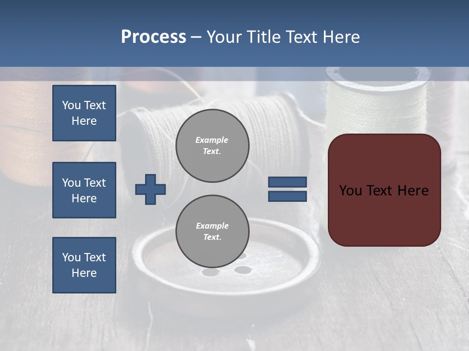 Sewing Yarn Single PowerPoint Template