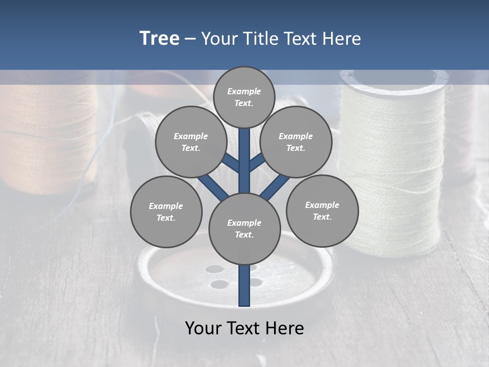 Sewing Yarn Single PowerPoint Template