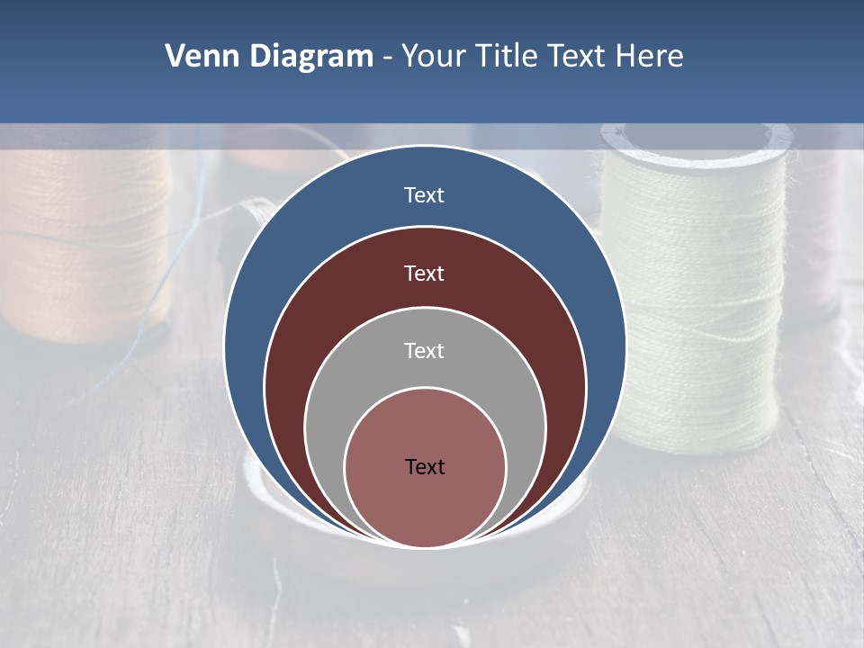 Sewing Yarn Single PowerPoint Template