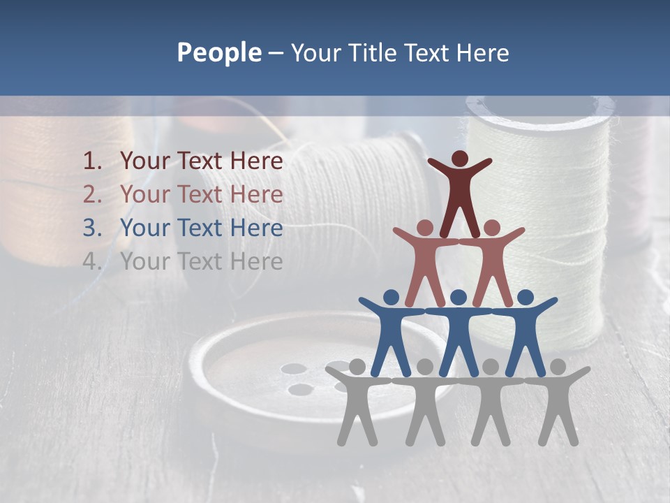 Sewing Yarn Single PowerPoint Template