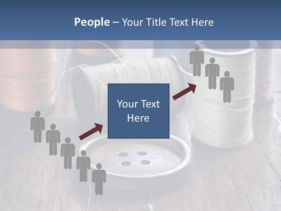 Sewing Yarn Single PowerPoint Template