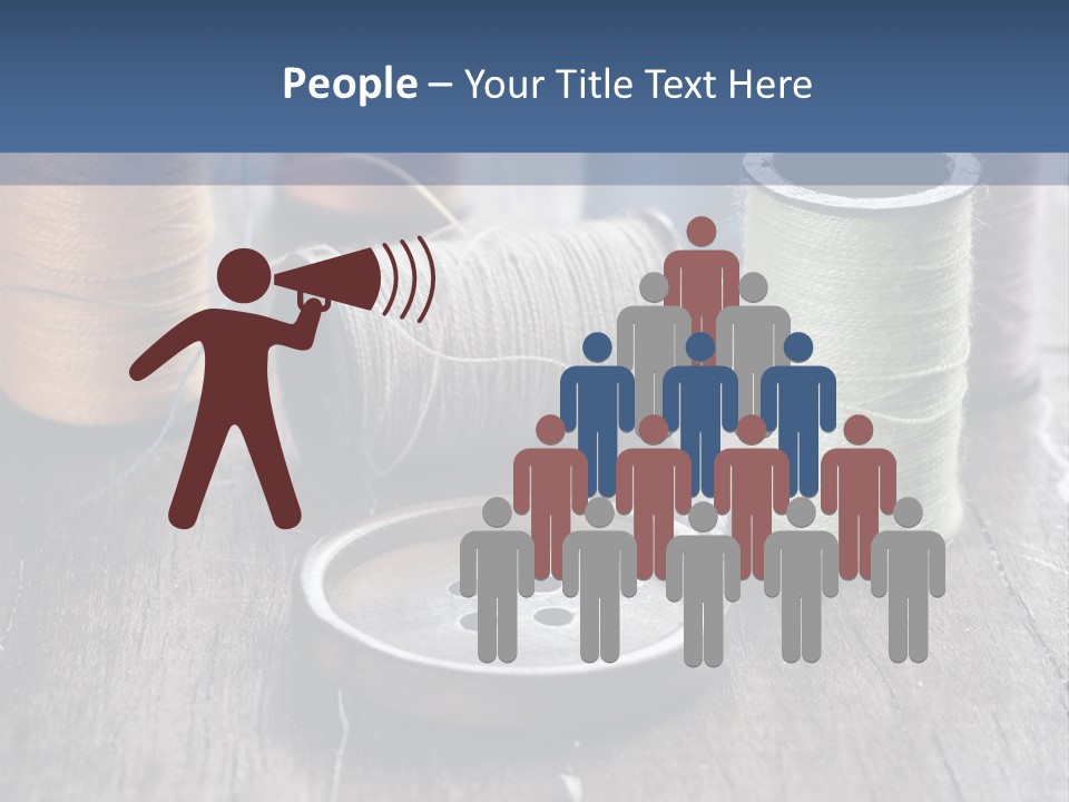 Sewing Yarn Single PowerPoint Template