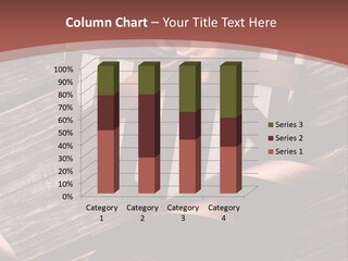 Bow Holiday Wood PowerPoint Template