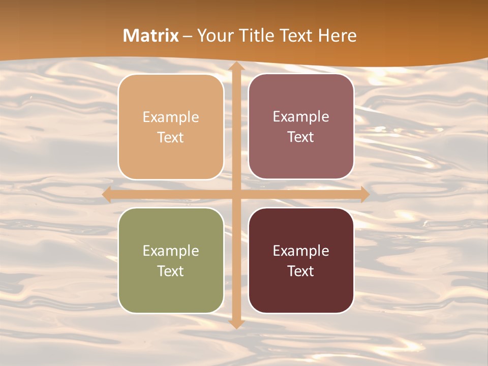 Seamless Ripple Aqua PowerPoint Template