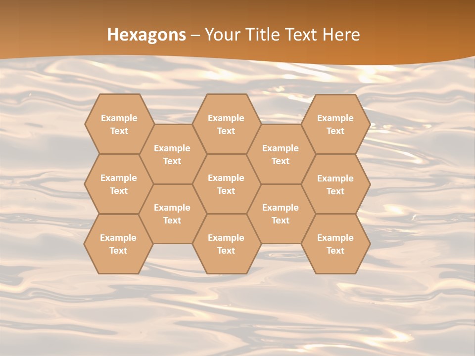 Seamless Ripple Aqua PowerPoint Template