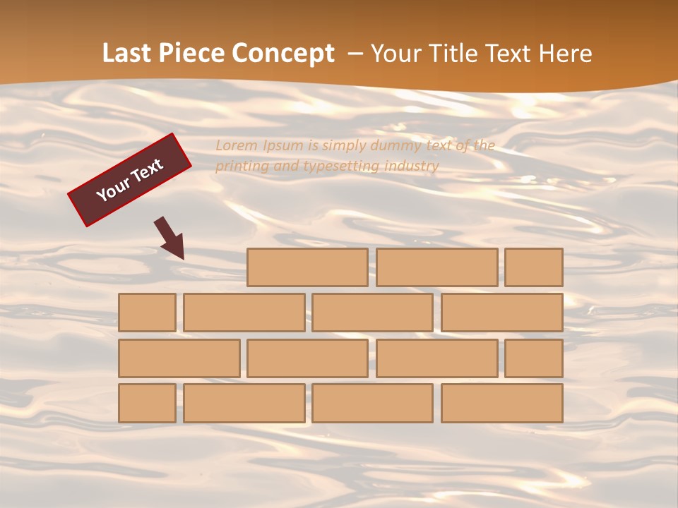 Seamless Ripple Aqua PowerPoint Template