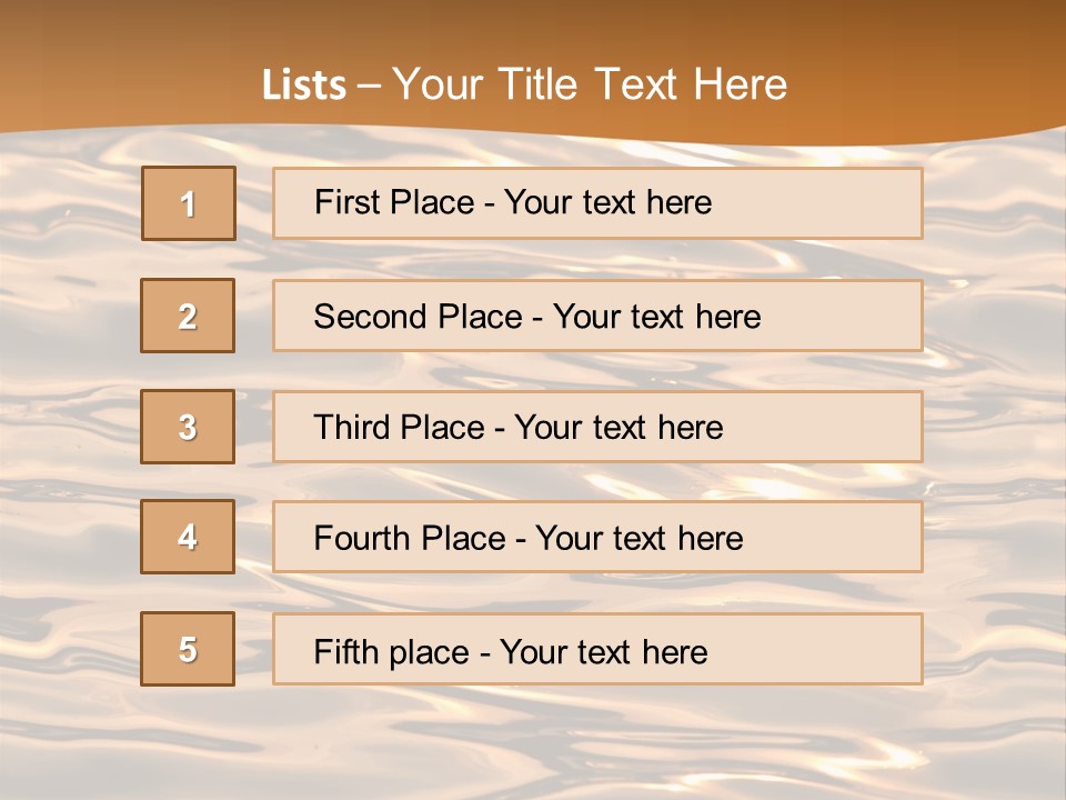 Seamless Ripple Aqua PowerPoint Template