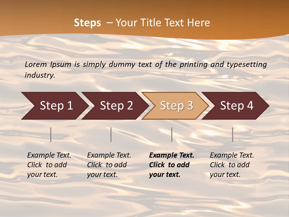 Seamless Ripple Aqua PowerPoint Template