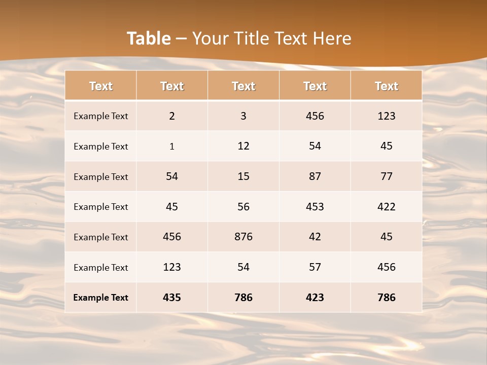 Seamless Ripple Aqua PowerPoint Template