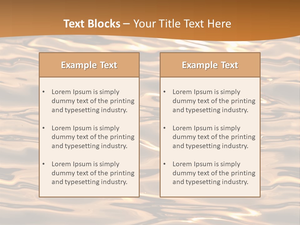 Seamless Ripple Aqua PowerPoint Template