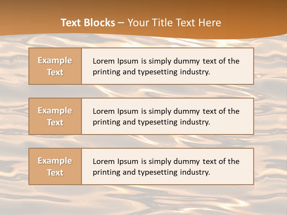 Seamless Ripple Aqua PowerPoint Template