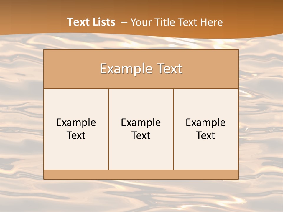 Seamless Ripple Aqua PowerPoint Template