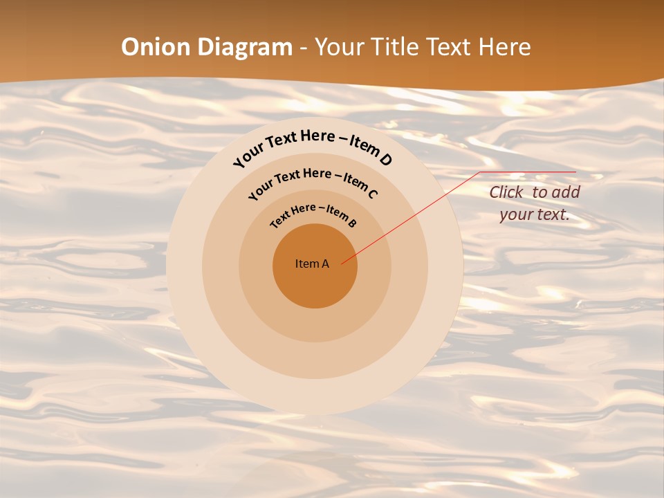 Seamless Ripple Aqua PowerPoint Template