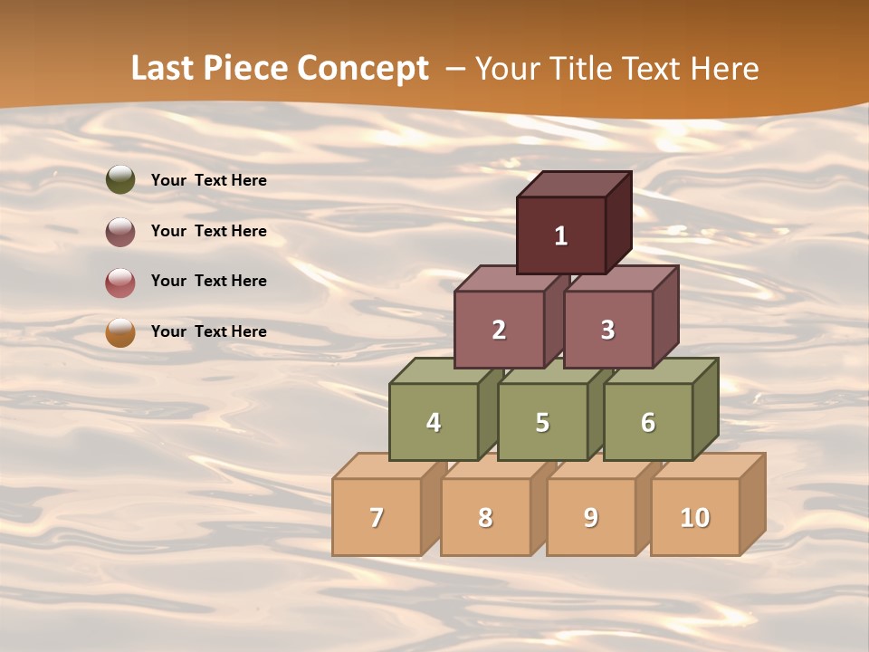 Seamless Ripple Aqua PowerPoint Template