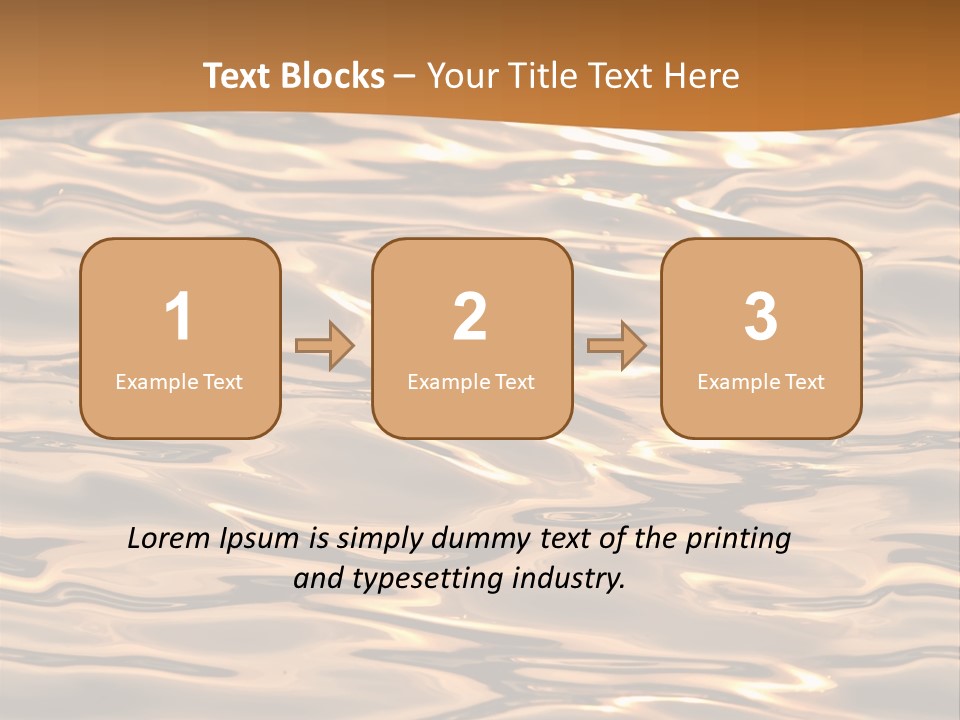 Seamless Ripple Aqua PowerPoint Template