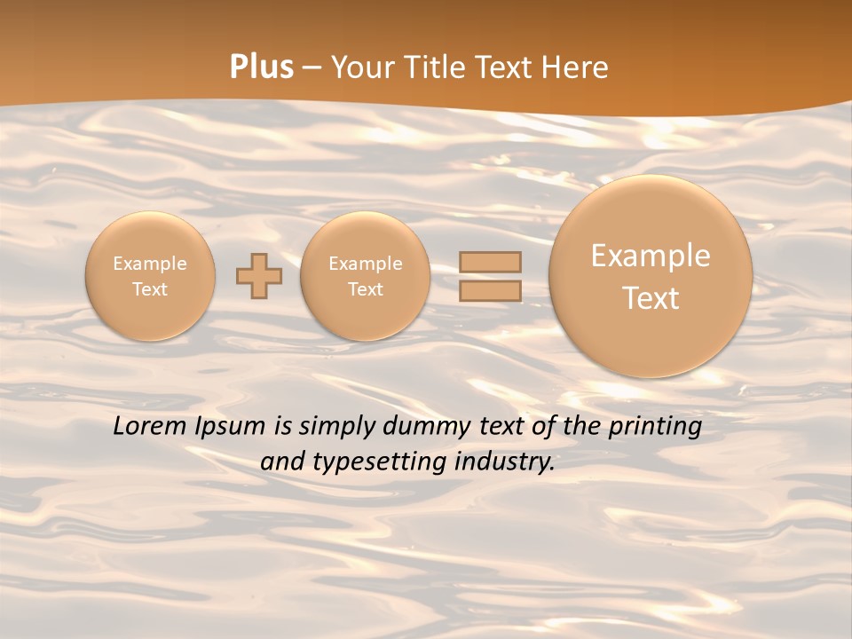 Seamless Ripple Aqua PowerPoint Template