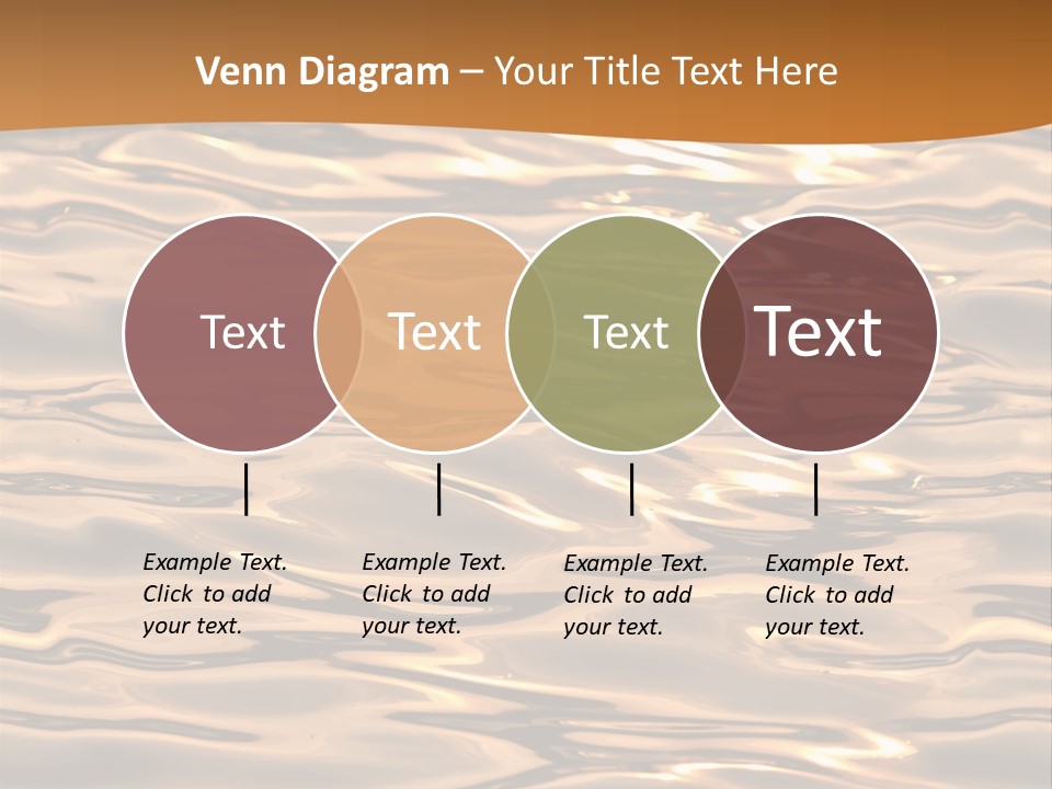 Seamless Ripple Aqua PowerPoint Template