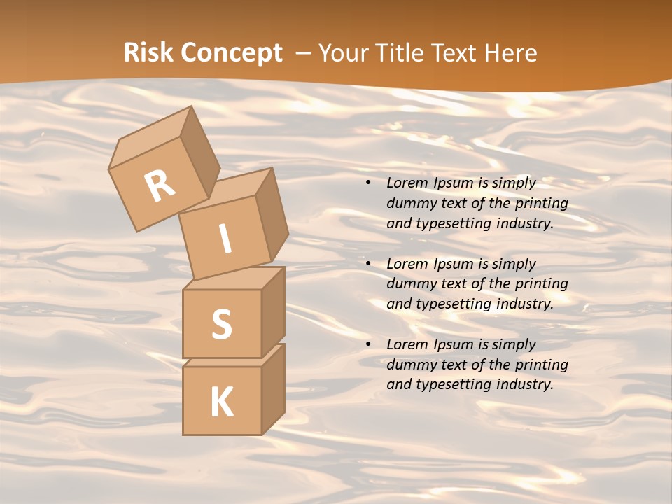 Seamless Ripple Aqua PowerPoint Template