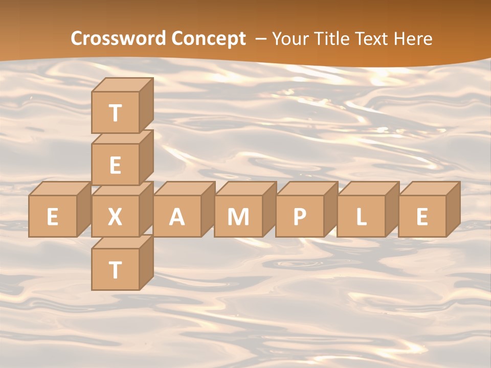 Seamless Ripple Aqua PowerPoint Template