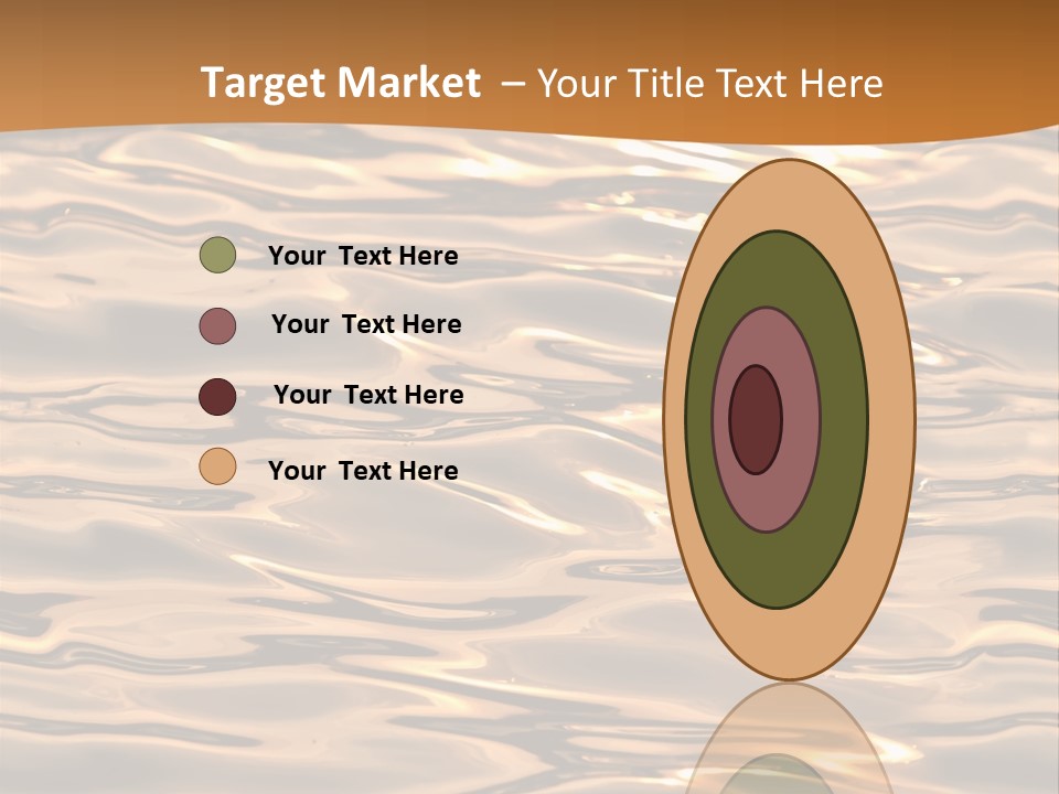 Seamless Ripple Aqua PowerPoint Template