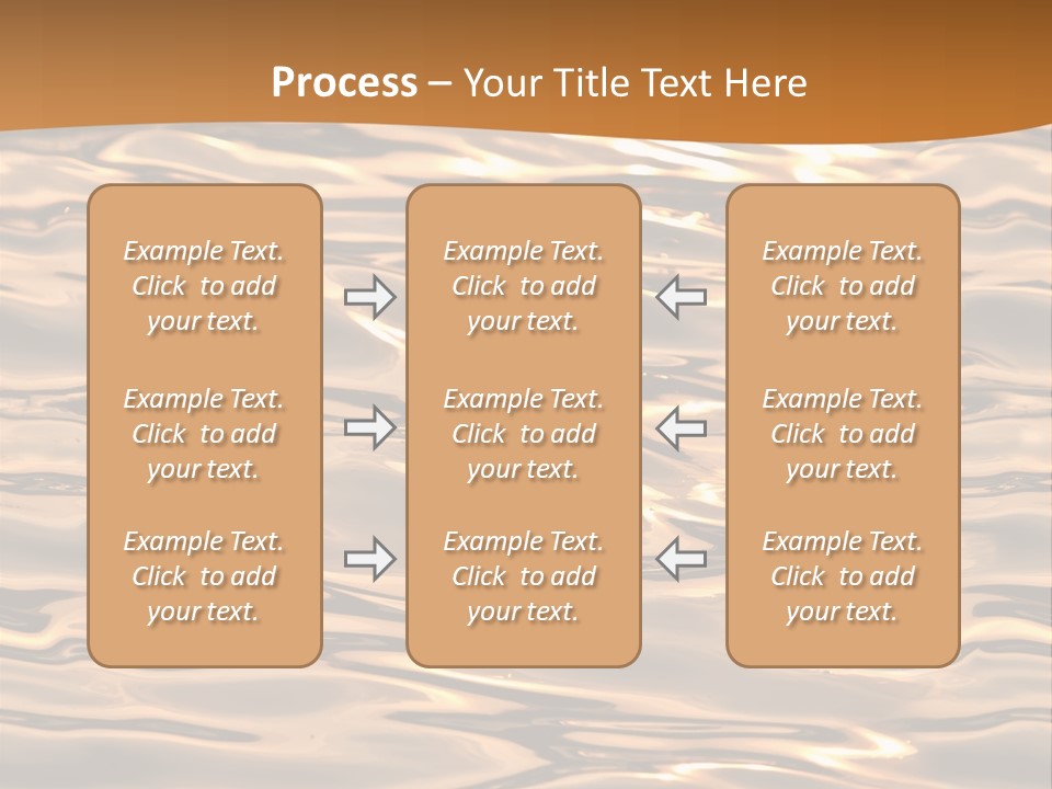 Seamless Ripple Aqua PowerPoint Template
