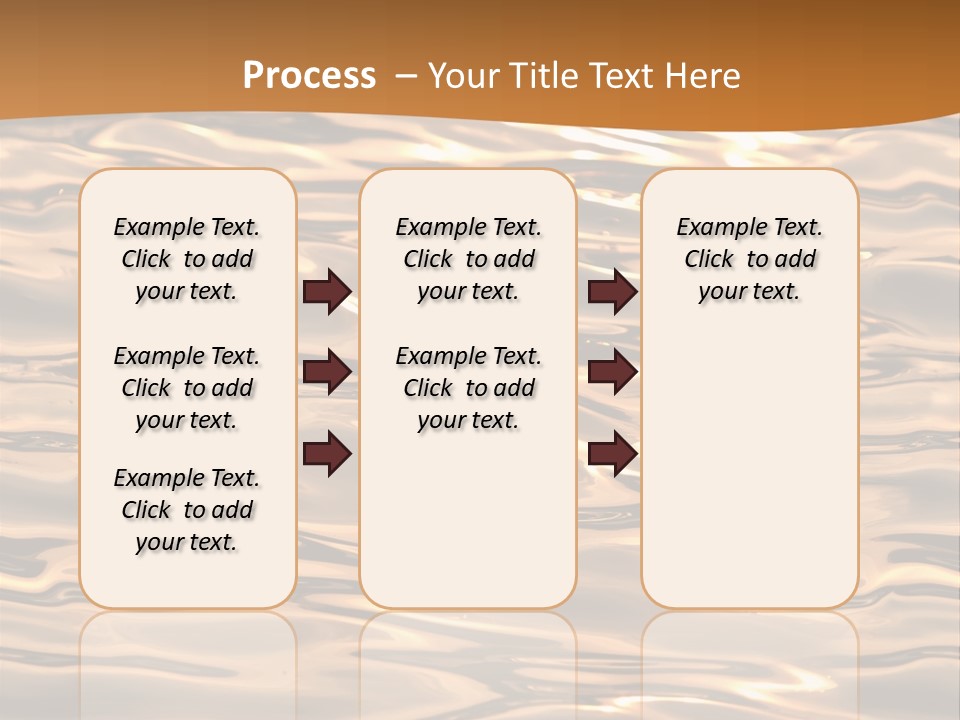 Seamless Ripple Aqua PowerPoint Template