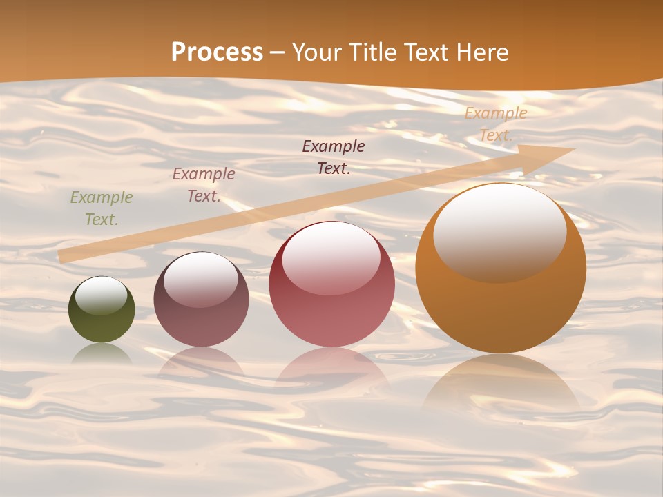 Seamless Ripple Aqua PowerPoint Template