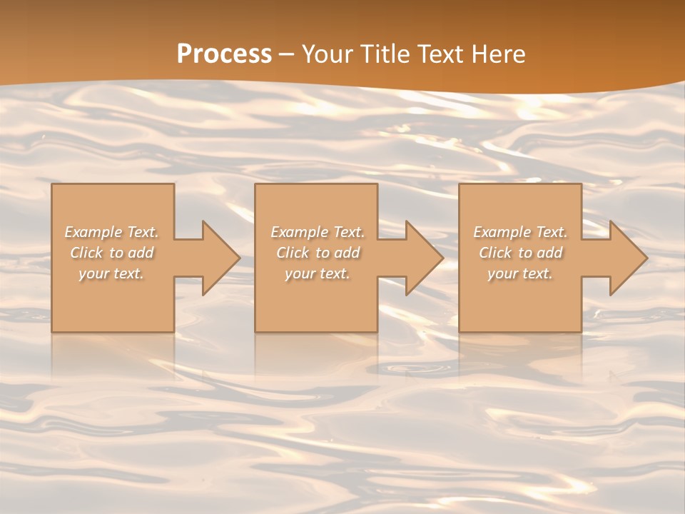 Seamless Ripple Aqua PowerPoint Template