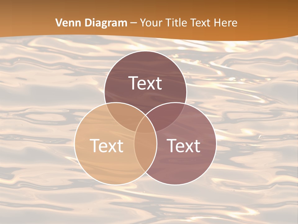 Seamless Ripple Aqua PowerPoint Template