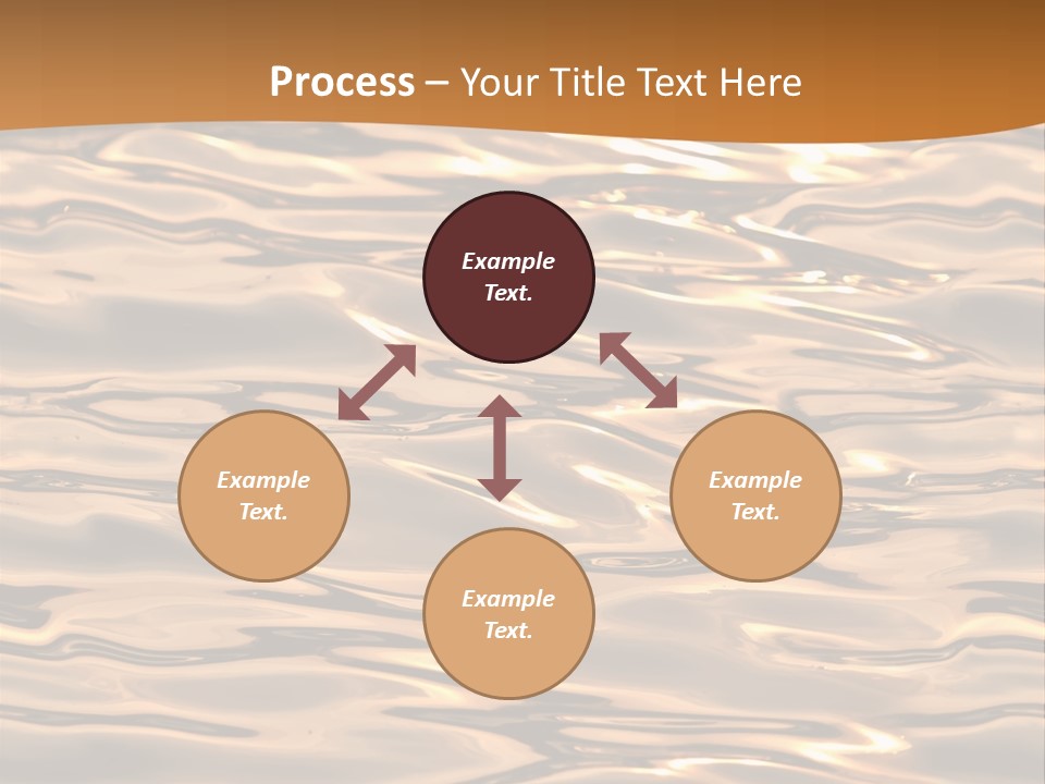 Seamless Ripple Aqua PowerPoint Template