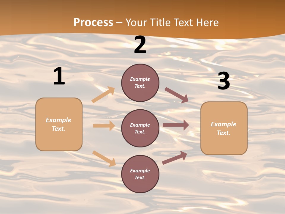 Seamless Ripple Aqua PowerPoint Template
