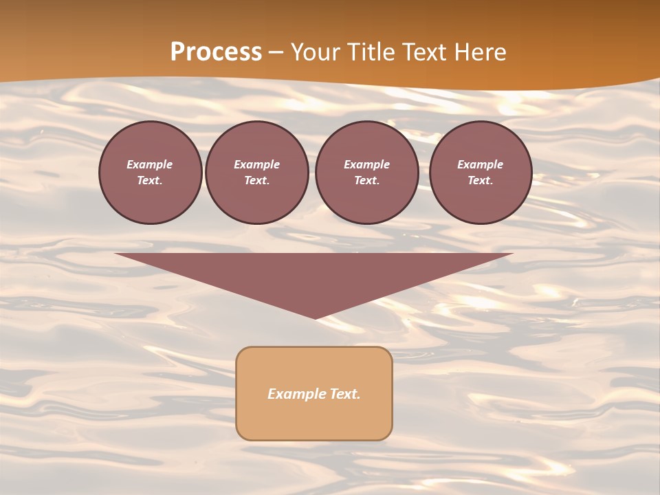 Seamless Ripple Aqua PowerPoint Template