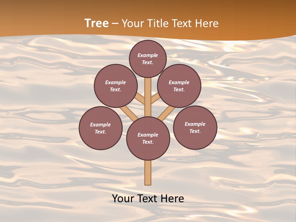 Seamless Ripple Aqua PowerPoint Template