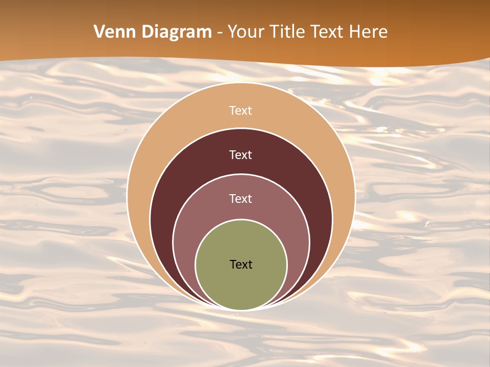 Seamless Ripple Aqua PowerPoint Template