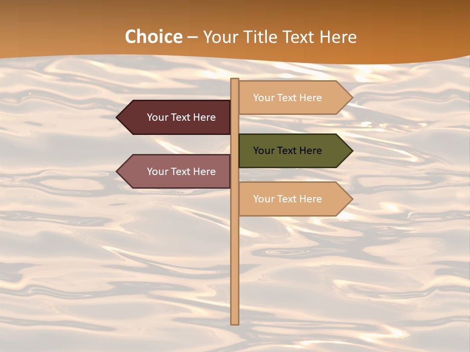 Seamless Ripple Aqua PowerPoint Template