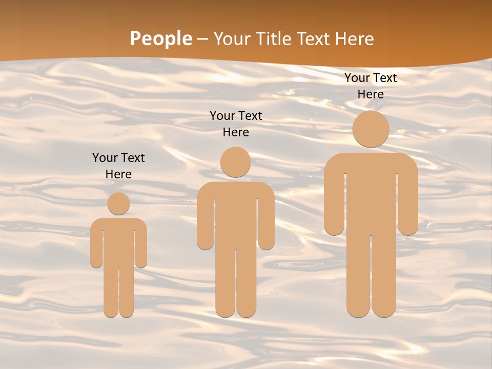 Seamless Ripple Aqua PowerPoint Template