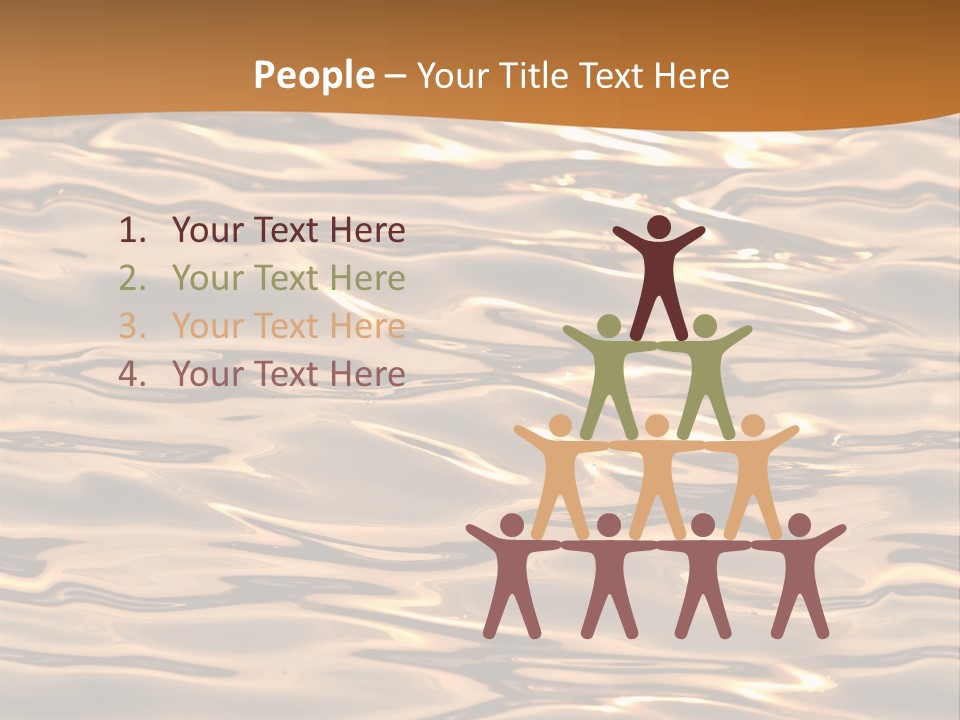 Seamless Ripple Aqua PowerPoint Template