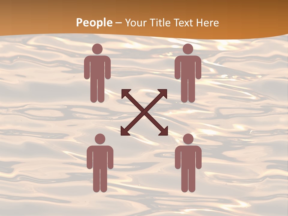 Seamless Ripple Aqua PowerPoint Template