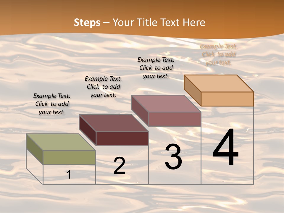Seamless Ripple Aqua PowerPoint Template