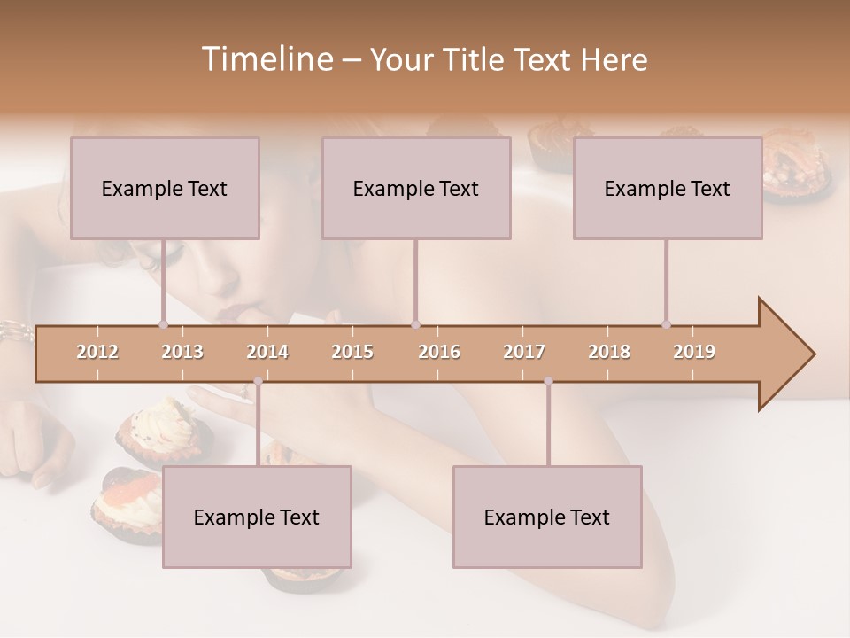 Woman Happy Nude PowerPoint Template