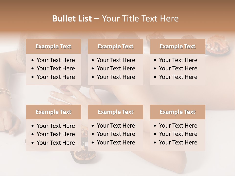 Woman Happy Nude PowerPoint Template