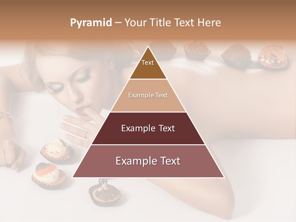 Woman Happy Nude PowerPoint Template