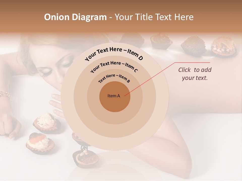 Woman Happy Nude PowerPoint Template